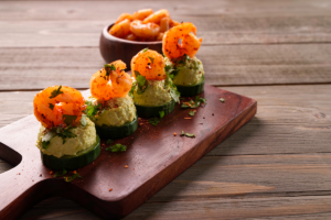 Melaleuca R3 Shrimp and Cucumber Bites